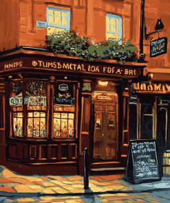 Temple Bar Architecture Diamond Painting