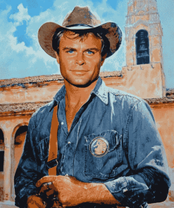 Terence Hill Celebrity Portrait Diamond Painting