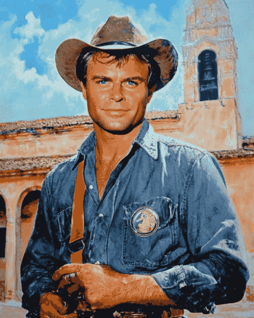 Terence Hill Celebrity Portrait Diamond Painting