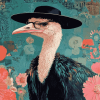 Terry Pratchett Birds Diamond Painting