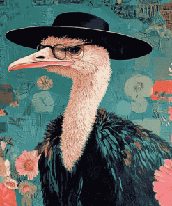 Terry Pratchett Birds Diamond Painting