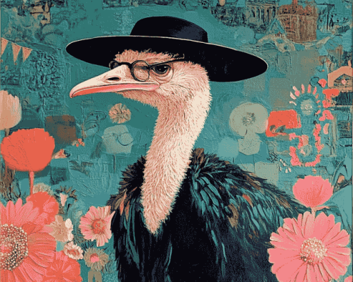 Terry Pratchett Birds Diamond Painting