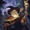 Terry Pratchett Cartoon Diamond Painting