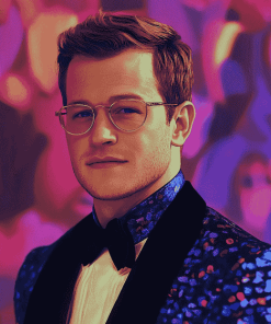 The Cool Taron Egerton Diamond Painting