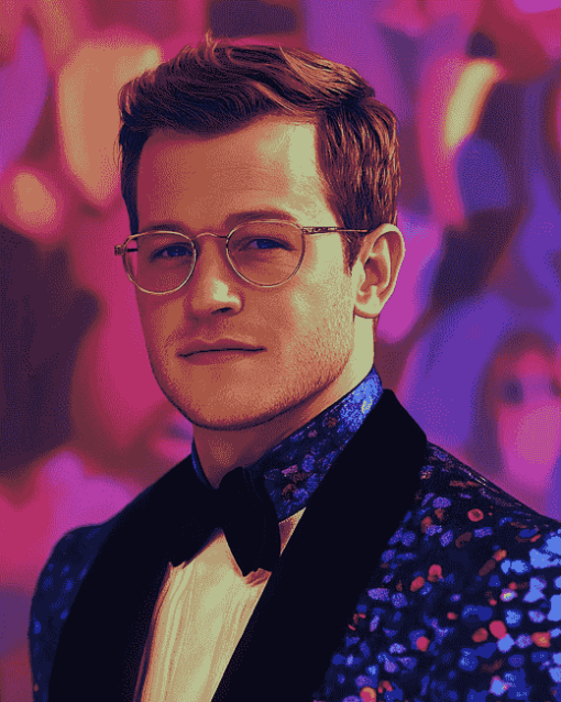 The Cool Taron Egerton Diamond Painting