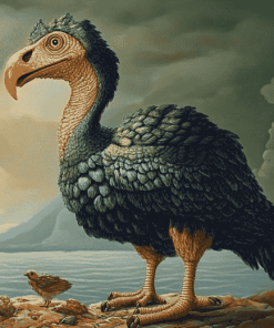 The Dodo Bird Cartoon Diamond Painting