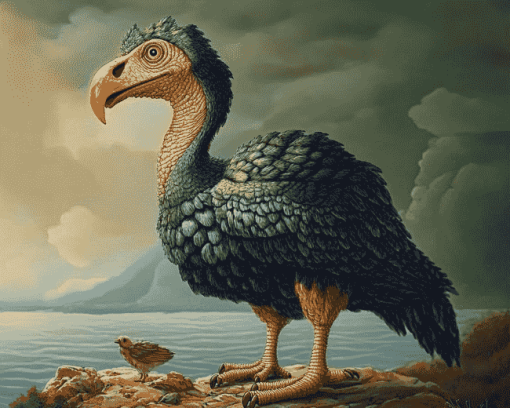 The Dodo Bird Cartoon Diamond Painting