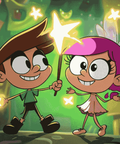 The Fairly OddParents Cartoon Diamond Painting