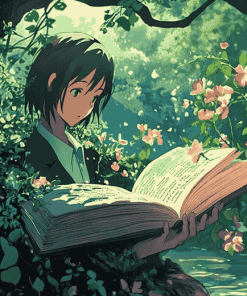 The Garden Of Words Anime Diamond Painting