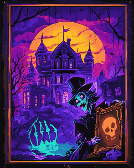 The Haunted Mansion Diamond Painting