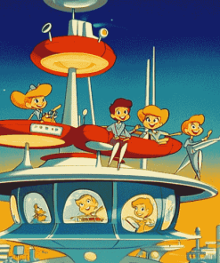 The Jetsons Cartoon Diamond Painting