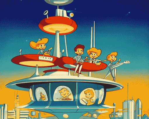 The Jetsons Cartoon Diamond Painting