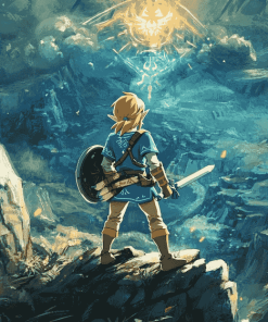 The Legend of Zelda Animation Diamond Painting