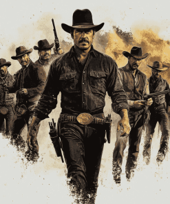 The Magnificent Seven Film Diamond Painting