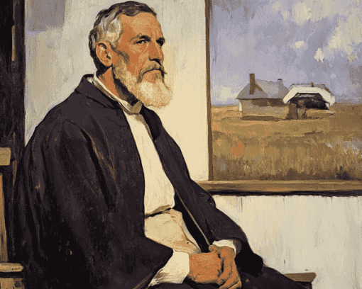 The Pastor Ferdinand Hodler Vintage Diamond Painting