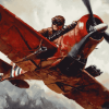 The Red Baron Movie Diamond Painting