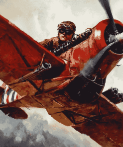 The Red Baron Movie Diamond Painting