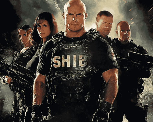 The Shield TV Show Diamond Painting