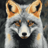 The Silver Fox Cubs Diamond Painting