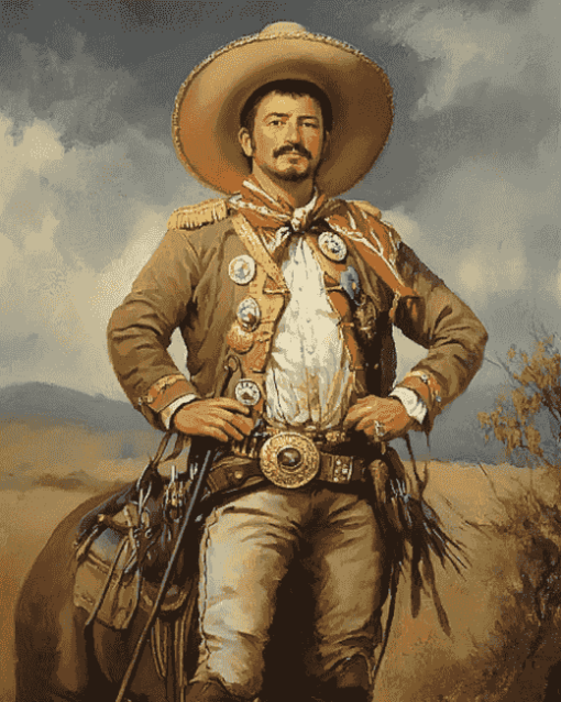 The Spanish Cowboy Vintage Diamond Painting