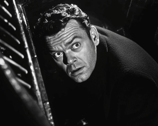 The Third Man Black And White Diamond Painting