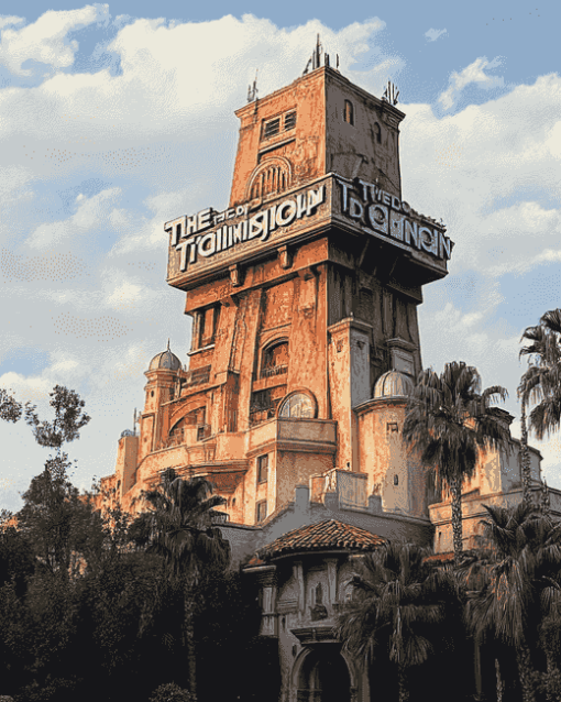 The Twilight Zone Tower of Terror Diamond Painting