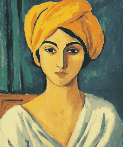 The Woman In The Turban Matisse Painting Diamond Painting