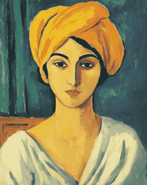 The Woman In The Turban Matisse Painting Diamond Painting