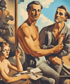 Thomas Hart Benton Vintage Diamond Painting