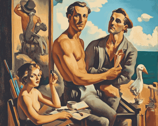 Thomas Hart Benton Vintage Diamond Painting