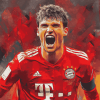 Thomas Muller Football Legend Diamond Painting