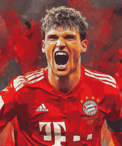 Thomas Muller Football Legend Diamond Painting