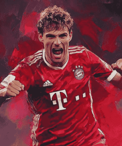 Thomas Muller Portrait Diamond Painting