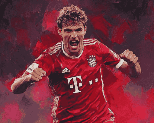 Thomas Muller Portrait Diamond Painting