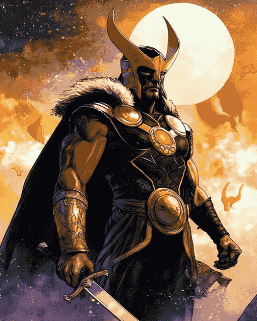 Thor Heimdall Marvel Diamond Painting