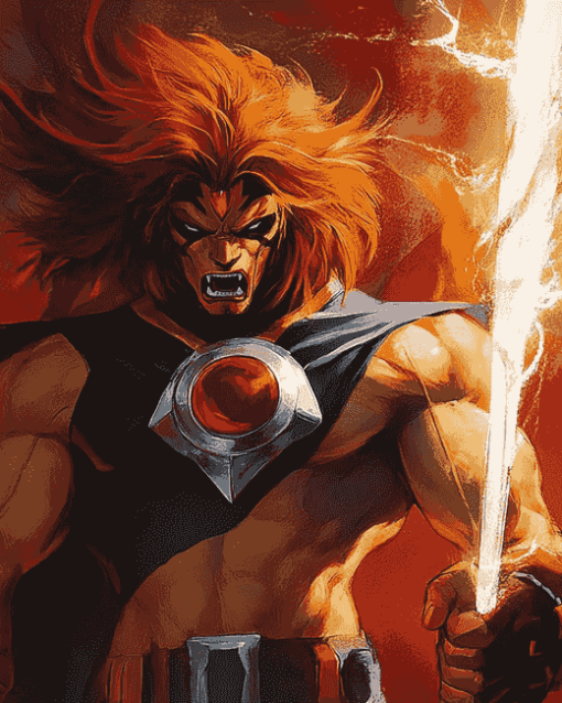 ThunderCats Animated Hero Lion O Diamond Painting