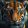 Tiger Eyes Wildlife Diamond Painting