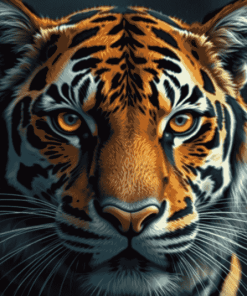 Tiger Eyes Wildlife Diamond Painting