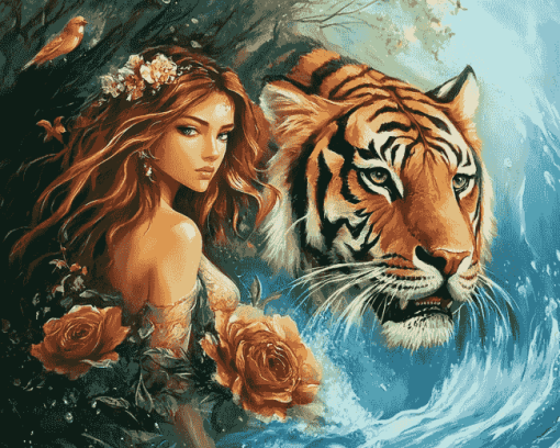 Tiger Fantasy Diamond Painting