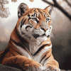 Tiger Jungle Majesty Diamond Painting