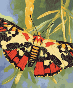 Tiger Moth Butterfly Diamond Painting