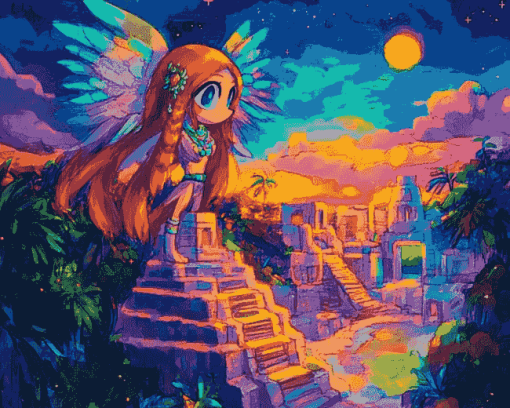 Tikal Sonic Animation Diamond Painting