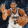 Tim Duncan Famous Basketball Diamond Painting