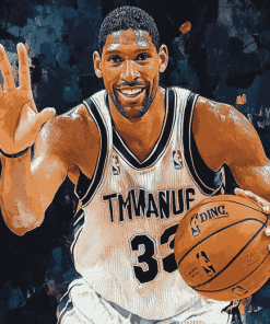 Tim Duncan Famous Basketball Diamond Painting