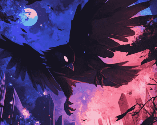 Tokoyami Anime Diamond Painting