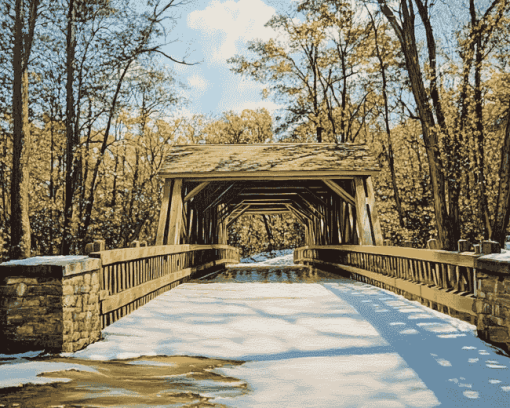 Toledo Wildwood Bridge Diamond Painting