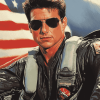 Tom Cruise Top Gun Diamond Painting