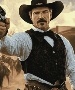 Tombstone Val Kilmer Western Diamond Painting