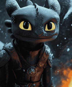 Toothless Adventure How To Train Your Dragon Diamond Painting