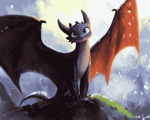 Toothless Night Fury Diamond Painting